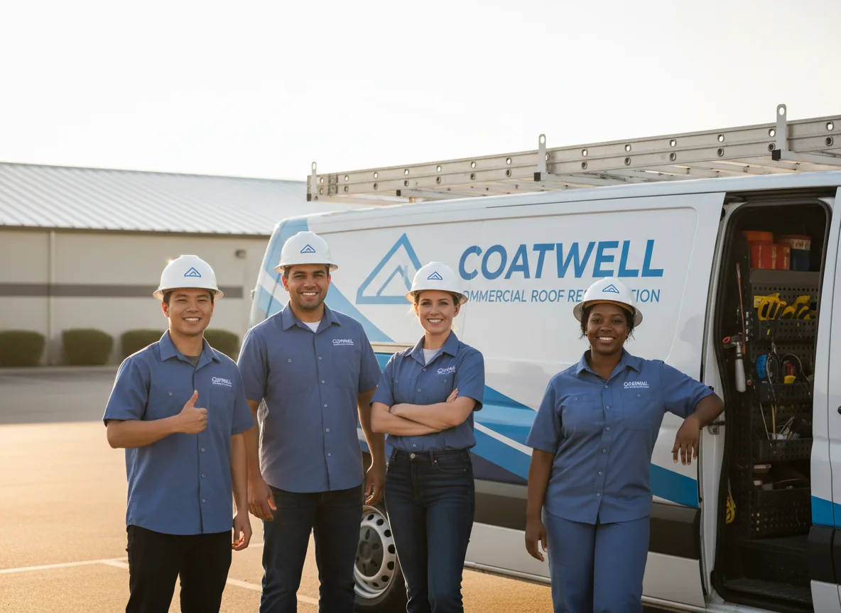 Commercial roof coating company in Attica, NY
